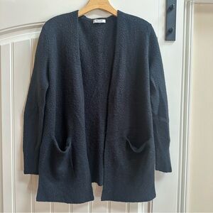 Madewell Open Front Cardigan Black S/M